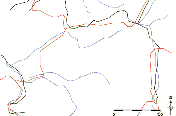 Roads and rivers around Hochgrat