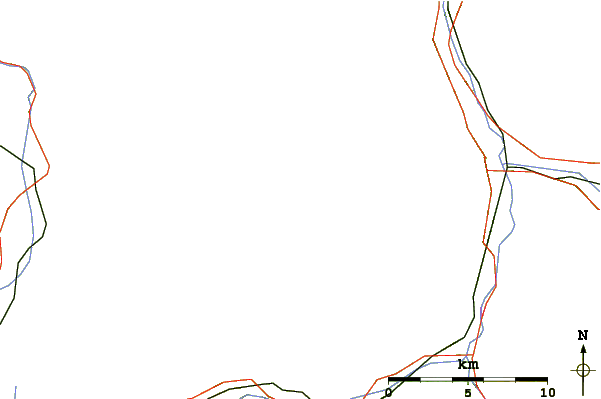 Roads and rivers around Hochkönig