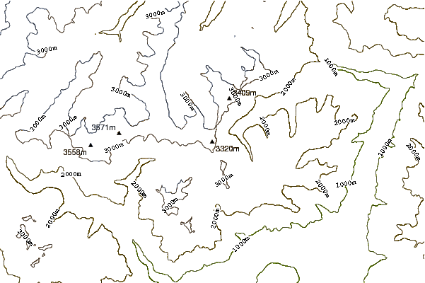 Mountain peaks around Hochwilde