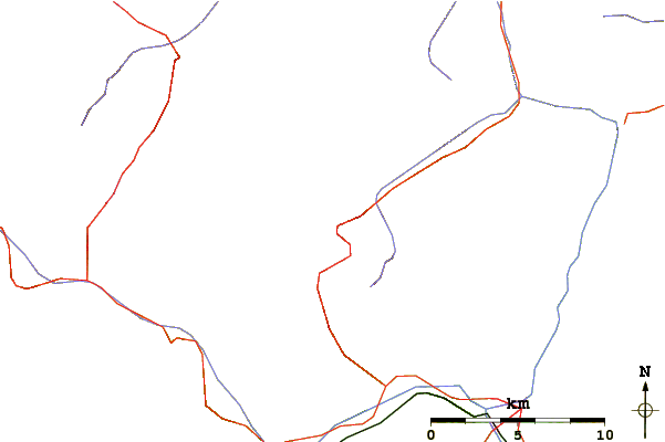 Roads and rivers around Hochwilde