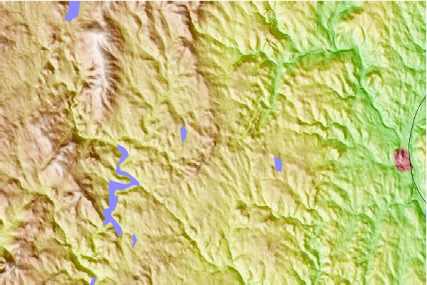 Surf breaks located close to Hogback Mountain (Vermont)