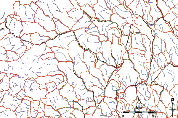 Roads and rivers around Høgevarde
