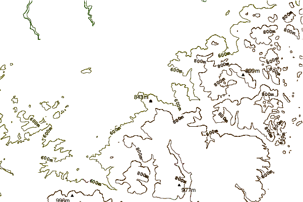 Mountain peaks around Hohenzollern (mountain)