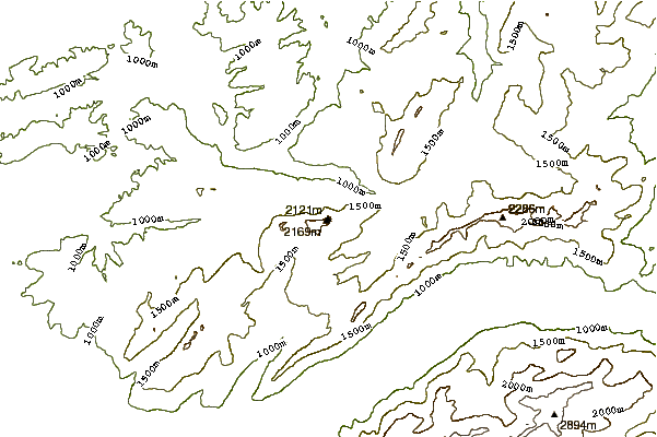 Mountain peaks around Hohgant