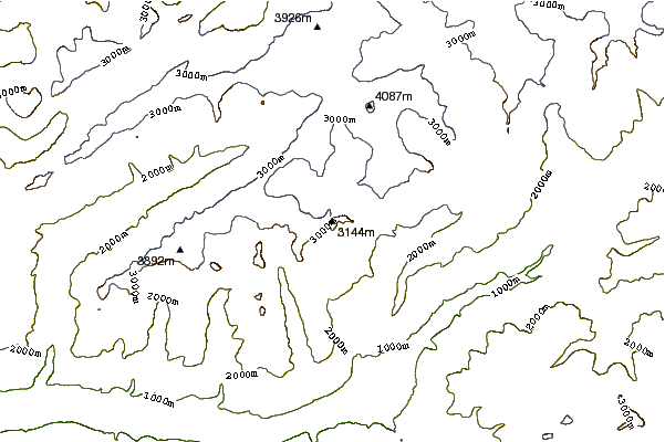 Mountain peaks around Hohstock