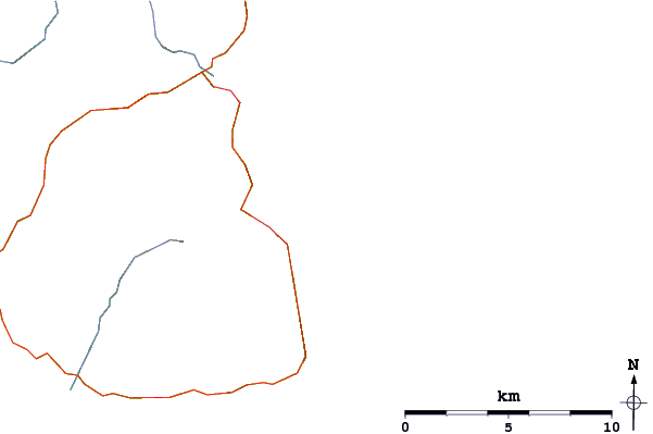 Roads and rivers around Holy Isle, Firth of Clyde