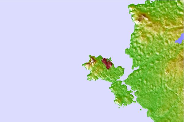 Surf breaks located close to Holyhead Mountain