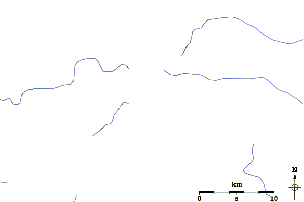 Roads and rivers around Horoshiri Mountain