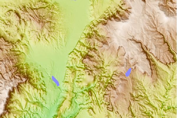 Surf breaks located close to Horse Ranch Mountain