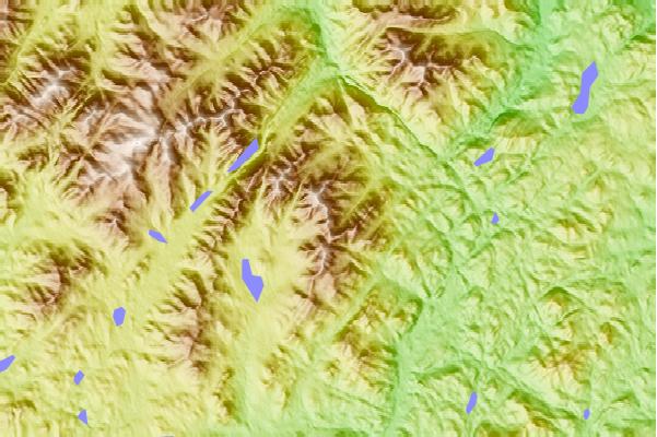 Surf breaks located close to Hough Peak