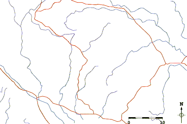 Roads and rivers around Hulubelu