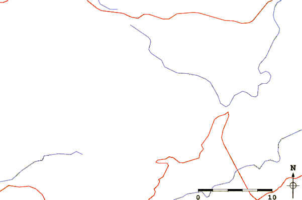 Roads and rivers around Hum (Pešter)