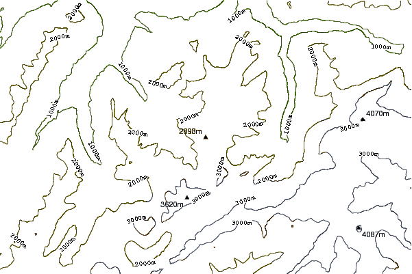 Mountain peaks around Hundshorn