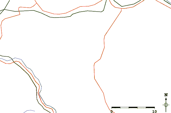 Roads and rivers around Huntington Ravine