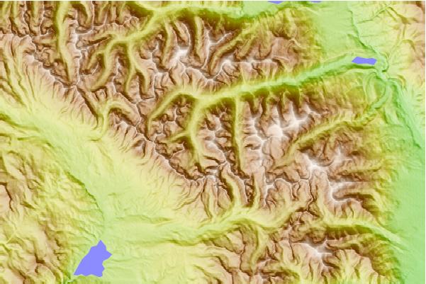 Surf breaks located close to Huron Peak