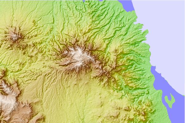 Surf breaks located close to Hydrographers Range