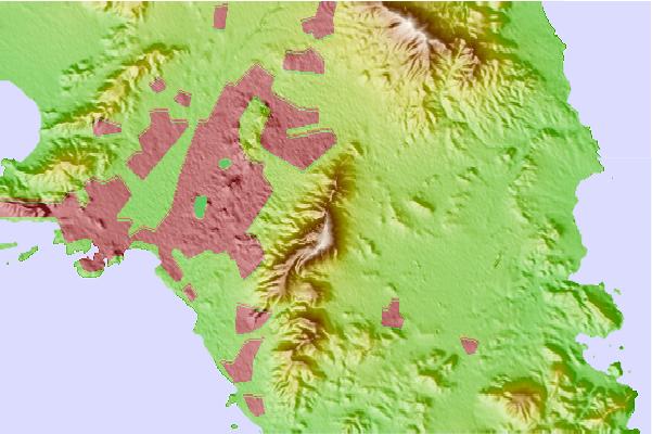 Surf breaks located close to Hymettus