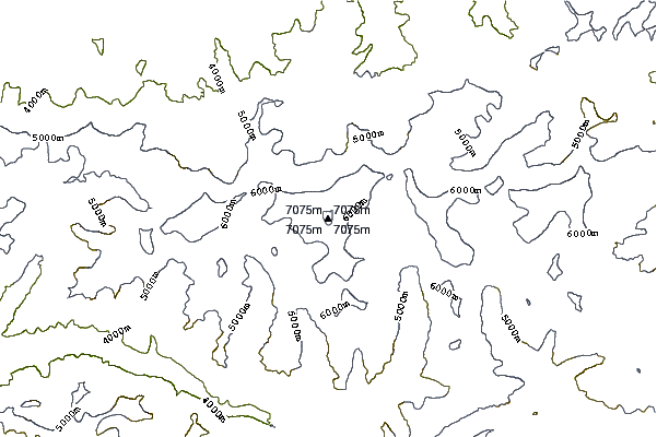 Mountain peaks around Ibn Sina Peak