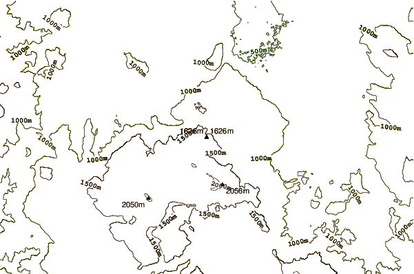 Mountain peaks around Igman