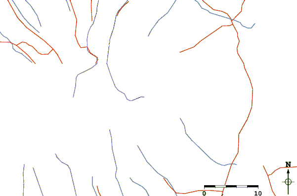 Roads and rivers around Ijen