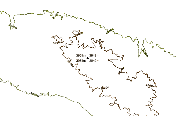 Mountain peaks around Ikh Bogd