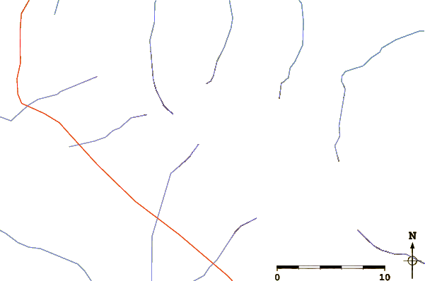 Roads and rivers around Ikh Bogd