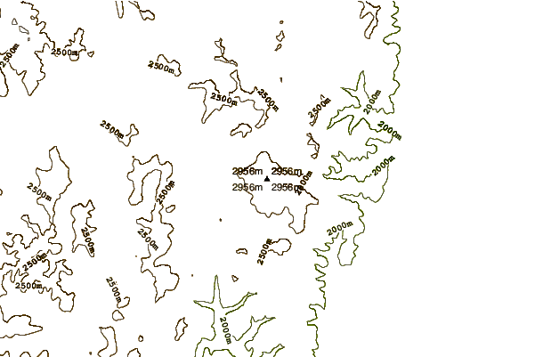 Mountain peaks around Ikh Uul