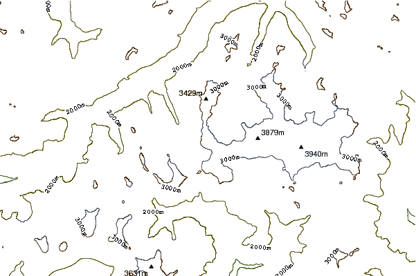 Mountain peaks around Il Chapütschin