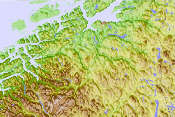 Surf breaks located close to Ilfjellet