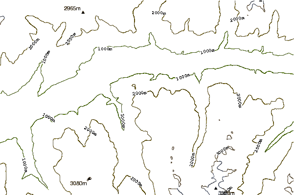 Mountain peaks around Illhorn