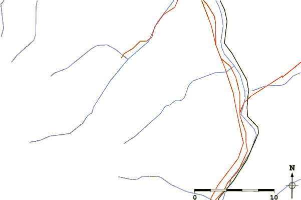 Roads and rivers around Ilmspitze