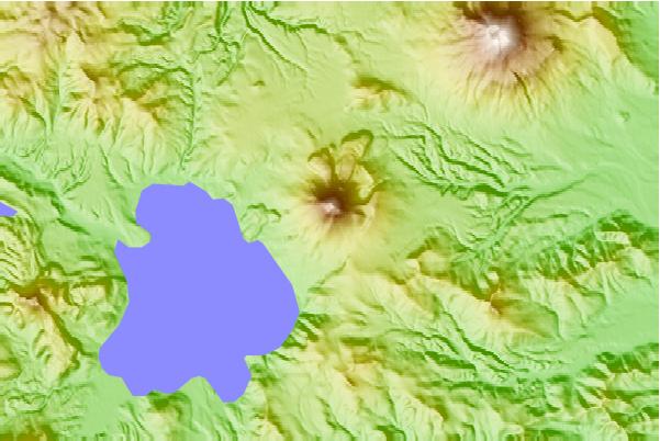 Surf breaks located close to Ilyinsky (volcano)