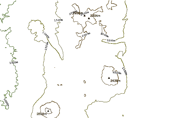 Mountain peaks around Imagination Peak