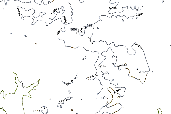 Mountain peaks around Imja Tse