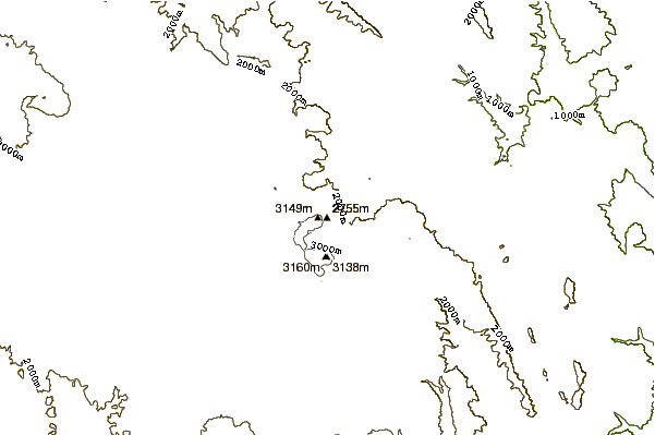 Mountain peaks around Infiernillo