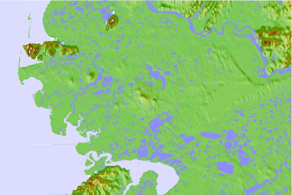 Surf breaks located close to Ingakslugwat Hills