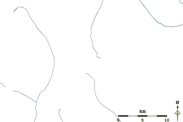 Roads and rivers around Ingalls Peak-South Ridge