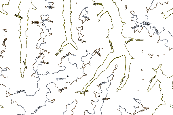 Mountain peaks around Innere Schwarze Schneid