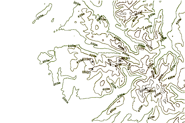 Mountain peaks around Iron Crag