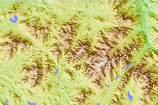 Surf breaks located close to Iroquois Peak