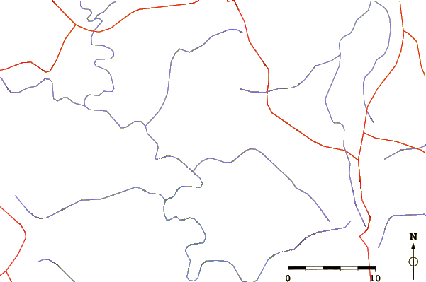 Roads and rivers around Isandlwana