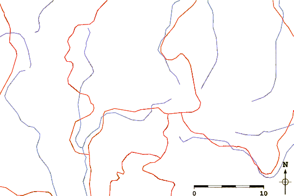 Roads and rivers around Işık Dağı