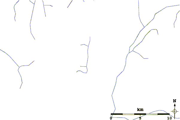 Roads and rivers around Iskut-unuk River Cones