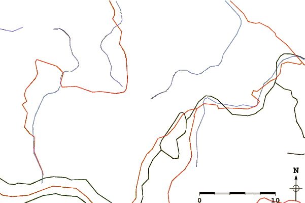 Roads and rivers around Ivan Mountain