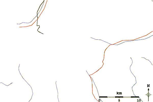 Roads and rivers around Jägerhorn