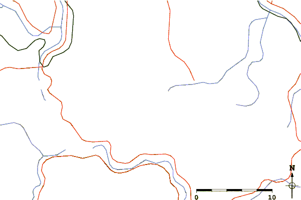 Roads and rivers around Jagodnja