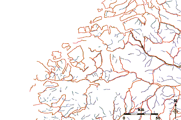 Roads and rivers around Jakta