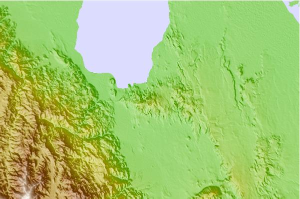 Surf breaks located close to Jalua Volcano