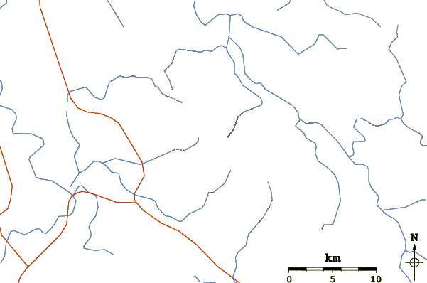 Roads and rivers around گنبد نمکی جاشک