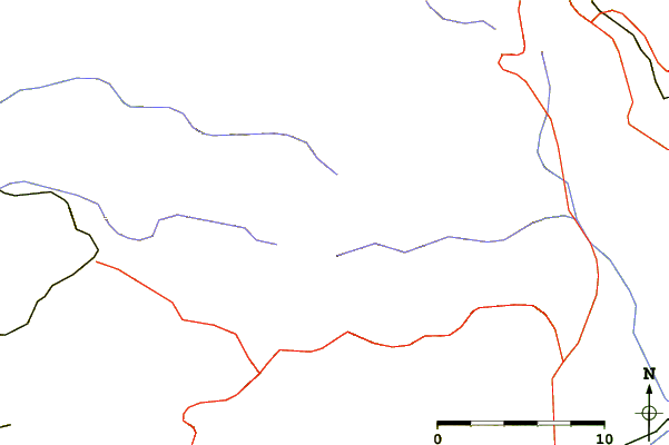 Roads and rivers around Javorište